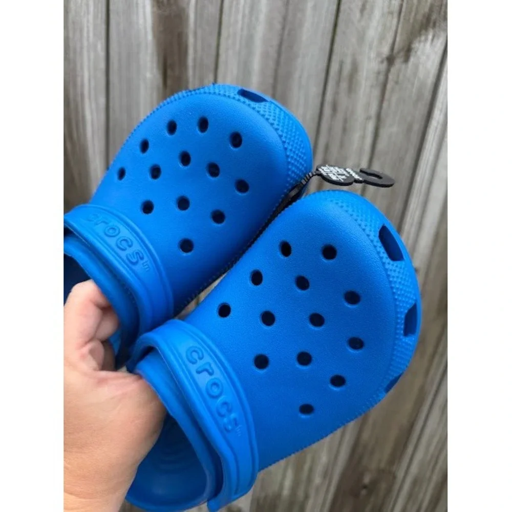 Gorpcore Comfort Crocs Classic Clogs Size M6 W8 Bright Cobalt Blue Slip On